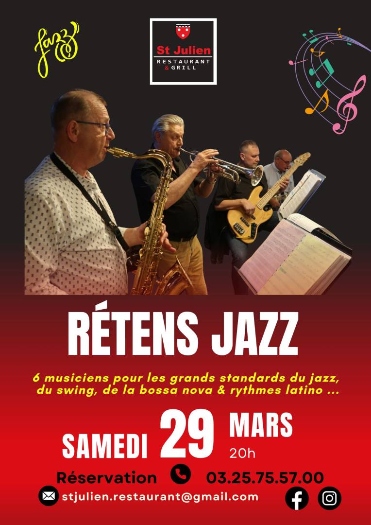 Soirée concert RÉTENS JAZZ - 0