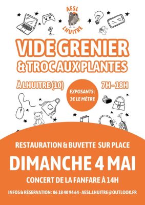 Vide grenier & troc aux plantes Lhuitre - 0