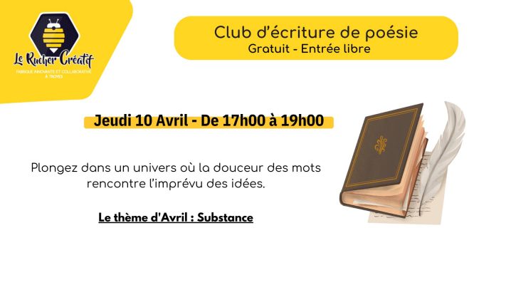 Club d&rsquo;Ecriture de Poésie - 0