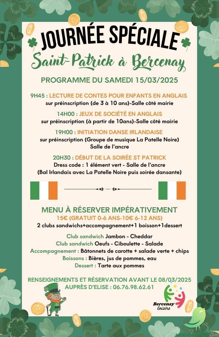 Journée spéciale Saint Patrick - 0