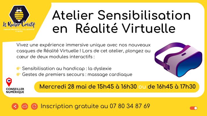 Atelier Sensibilisation avec la Réalité Virtuelle - 0