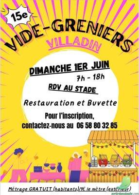 Vide grenier: Villadin - 0