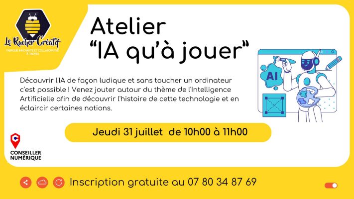 Atelier « IA qu&rsquo;à jouer » - 0