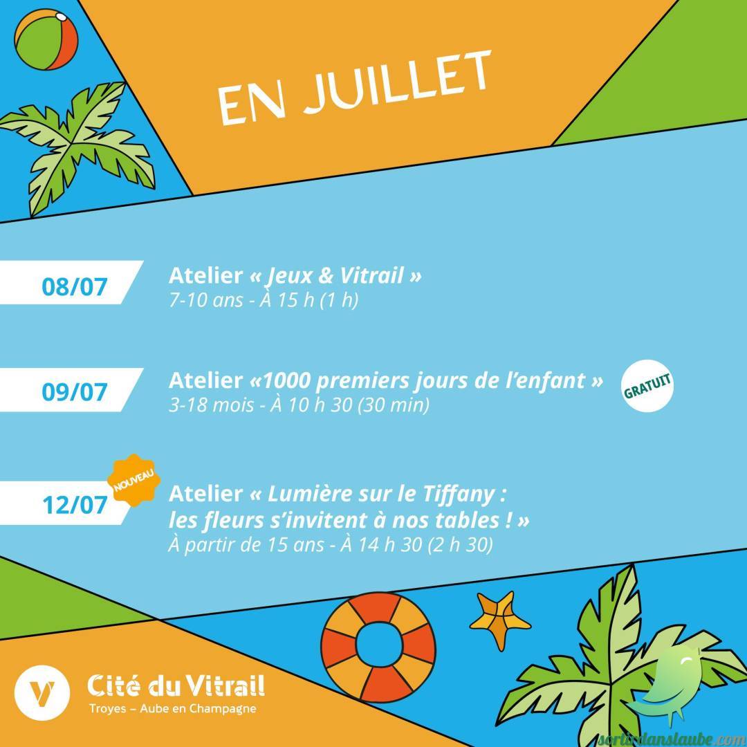 Juillet à la Cité du Vitrail - 1