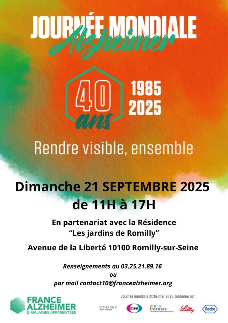 Journée mondiale France Alzheimer Aube - 1