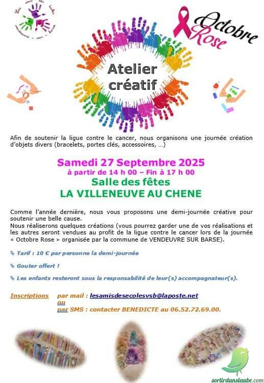Atelier créatif Octobre Rose - 0