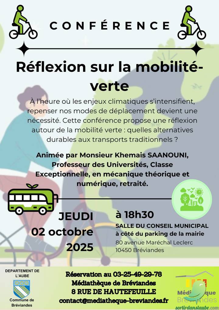 Conférence: réflexion sur la mobilité verte - 0