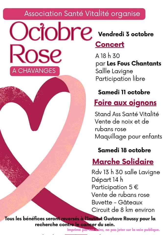 Marche solidaire Octobre Rose - 0