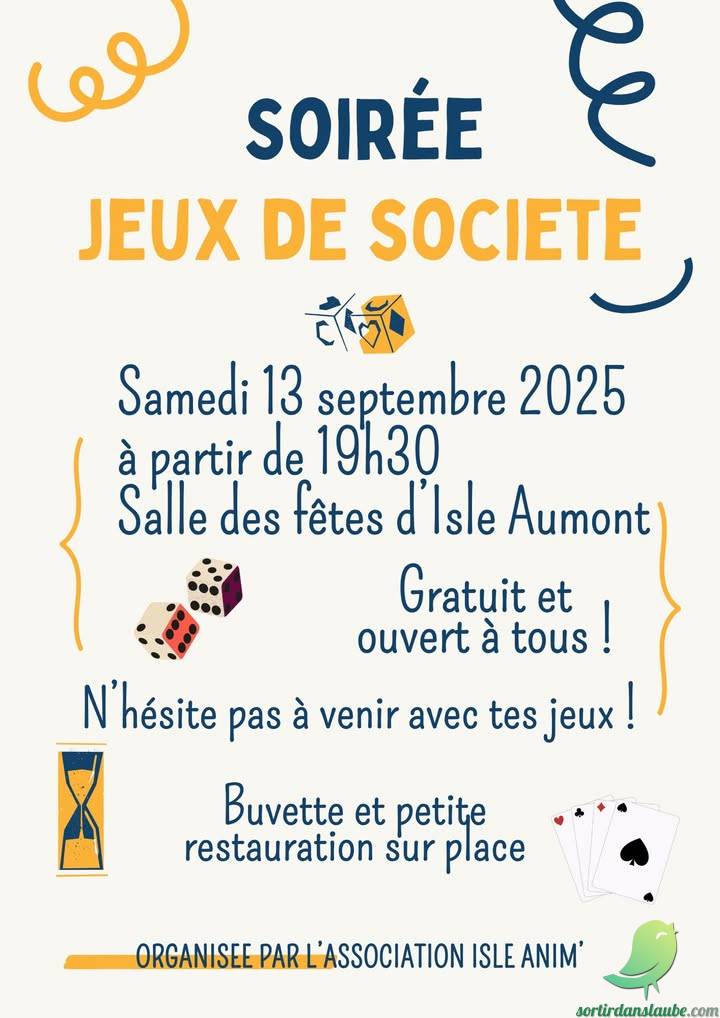 Soirée jeux de société - 0
