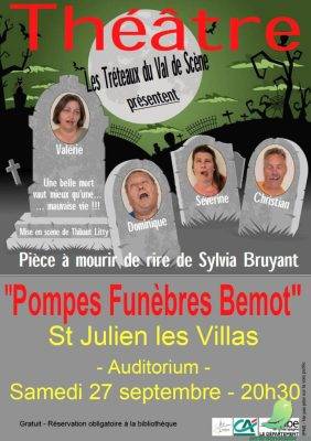 Théâtre: pompes funèbres Bémot. - 0