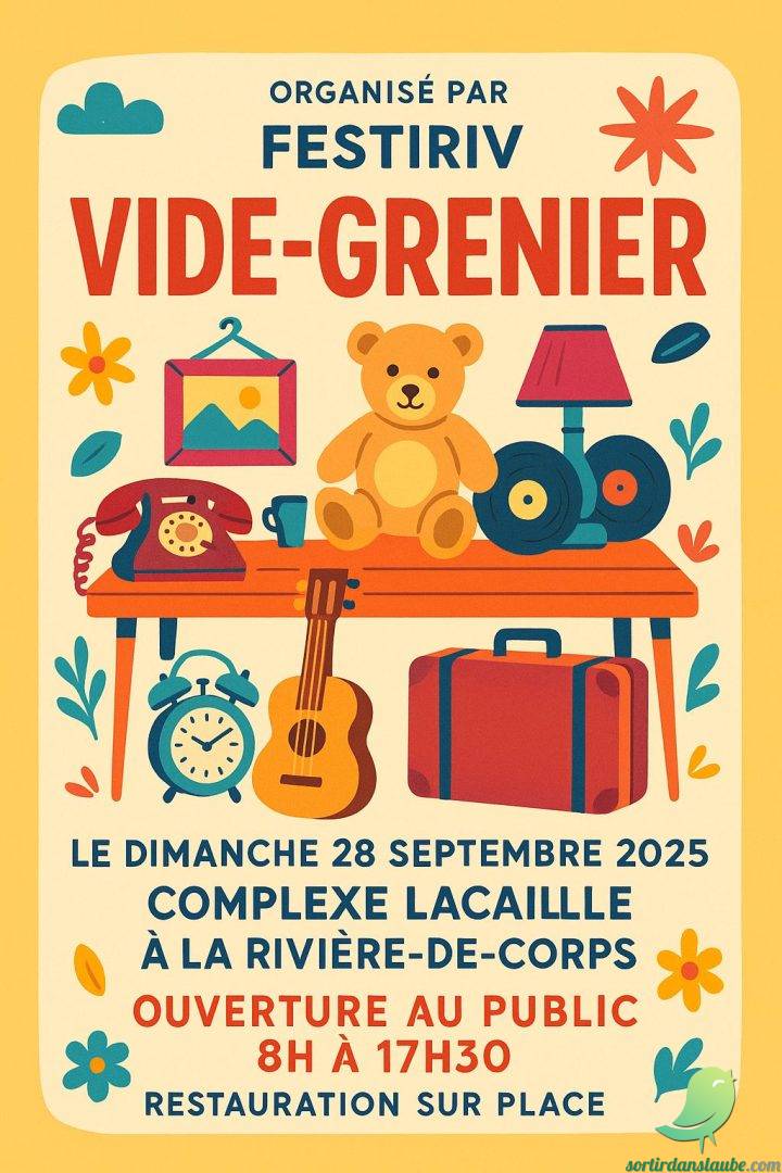 Vide grenier: la Rivière de Corps - 0