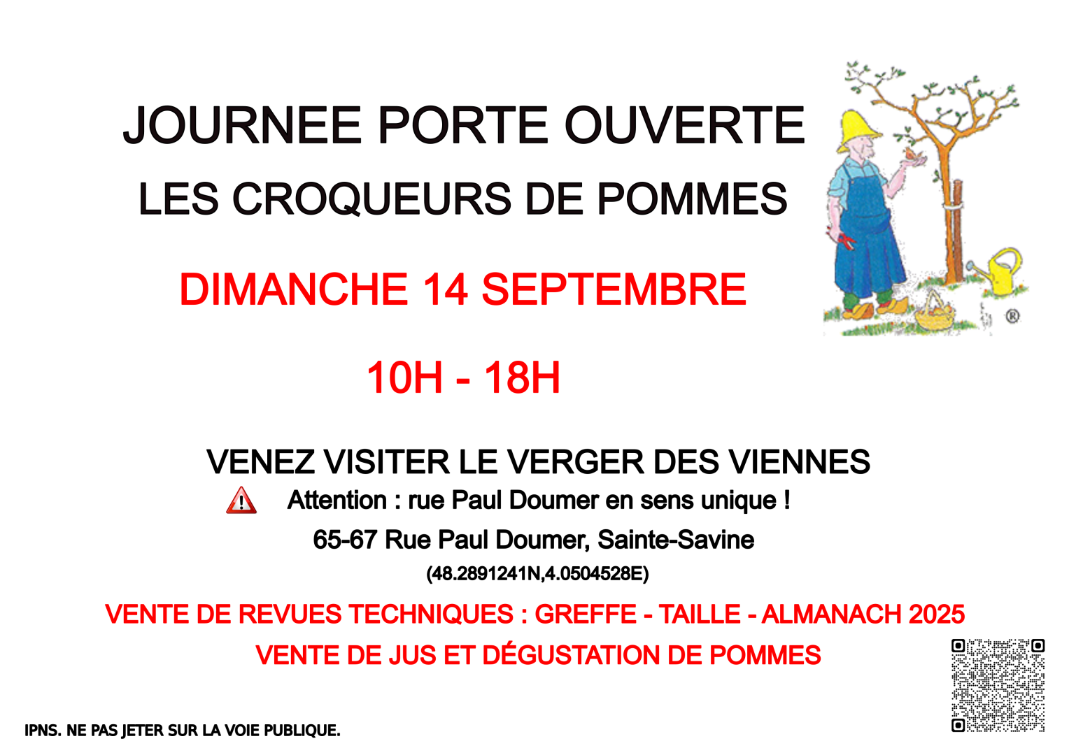 Journée Portes Ouvertes Croqueurs de Pommes Verger des Viennes - 0