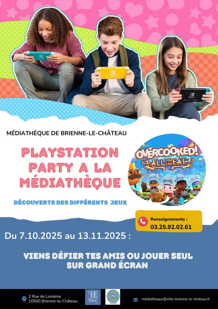 Playstation Party à la médiathèque - 0