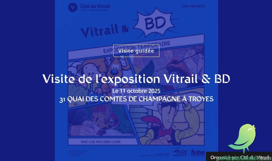Visite de l&rsquo;exposition Vitrail & BD - 0