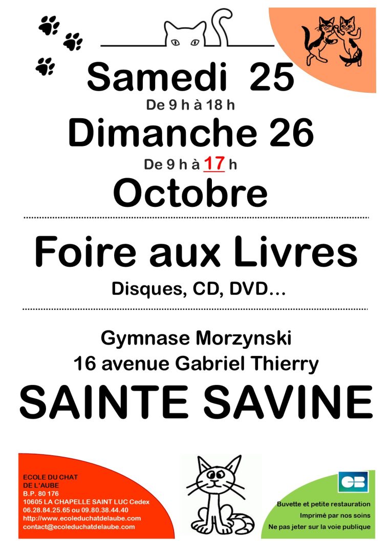 Foire aux livres, CD, DVD - 0