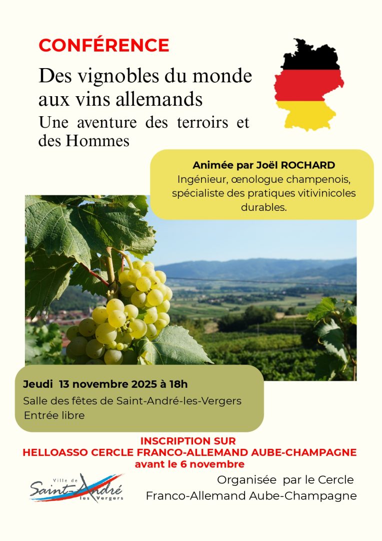 Conférence “Des vignobles du monde aux vins allemands” - 0