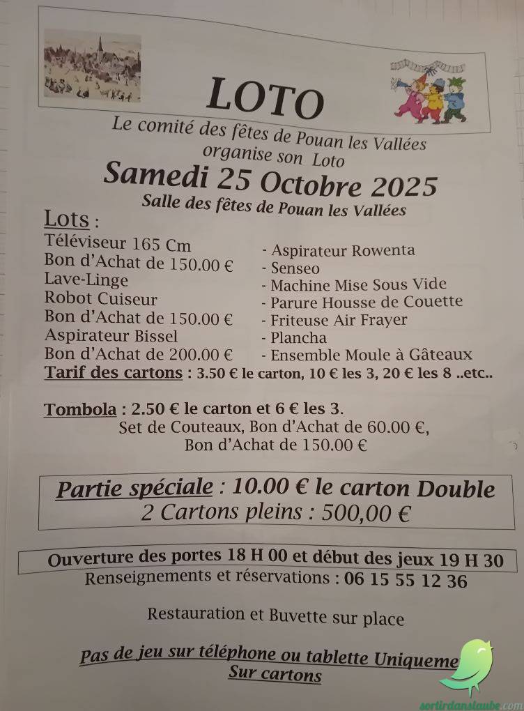 Loto: Pouan les Vallées - 0