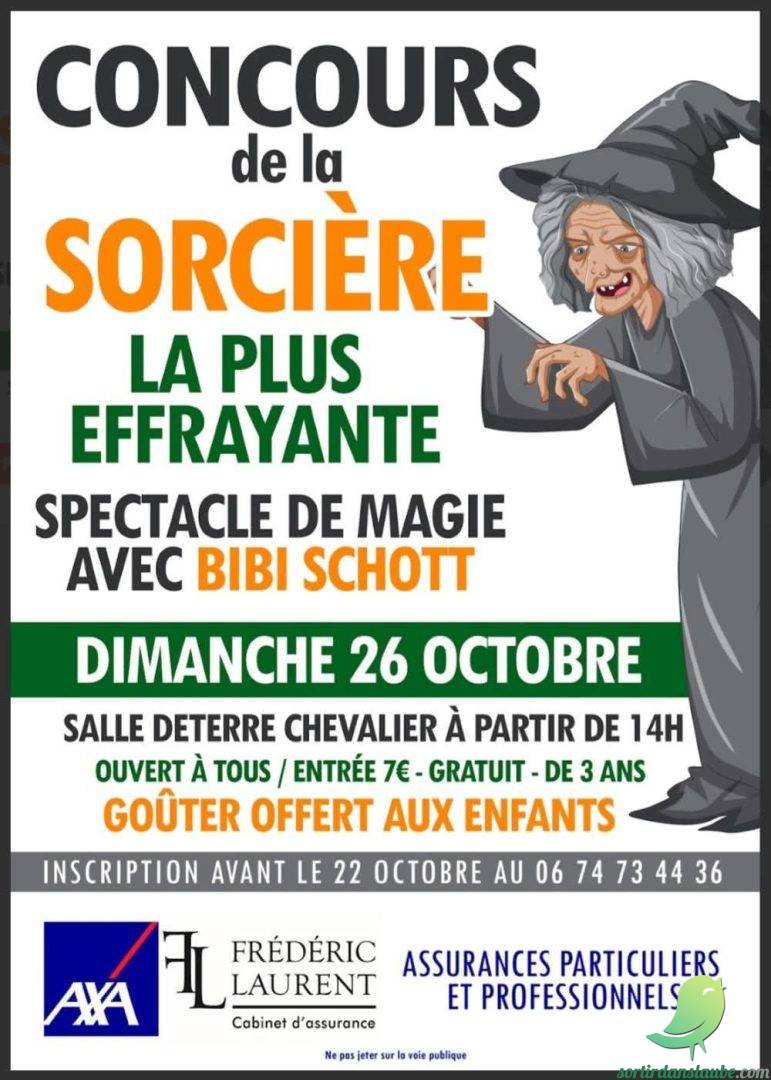 Concours de la sorcière la plus effrayante et spectacle de magie - 0