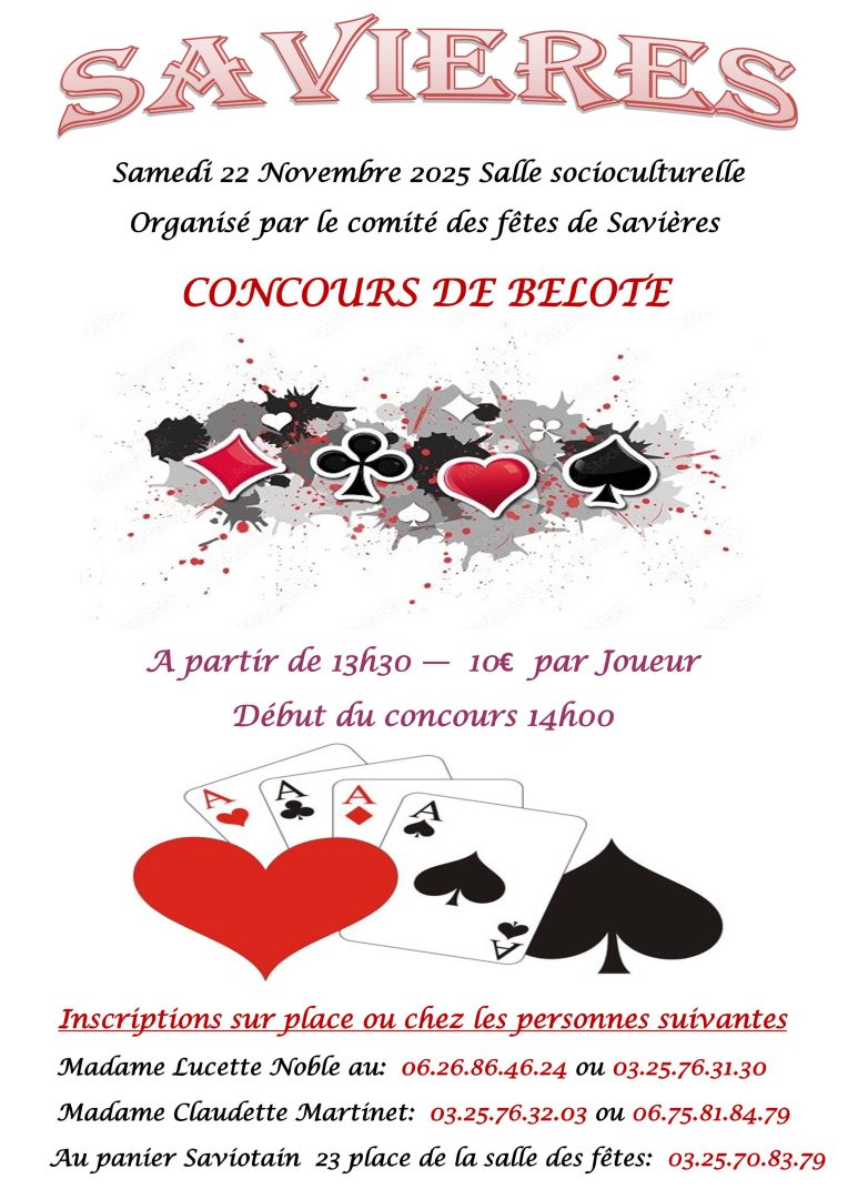 Concours de belote - 0