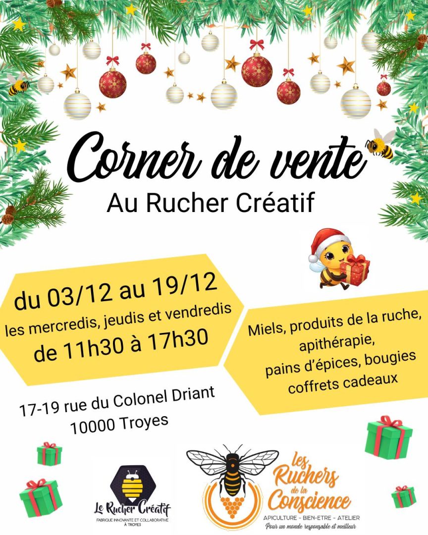 Corner de vente Les Ruchers de la Conscience - 0