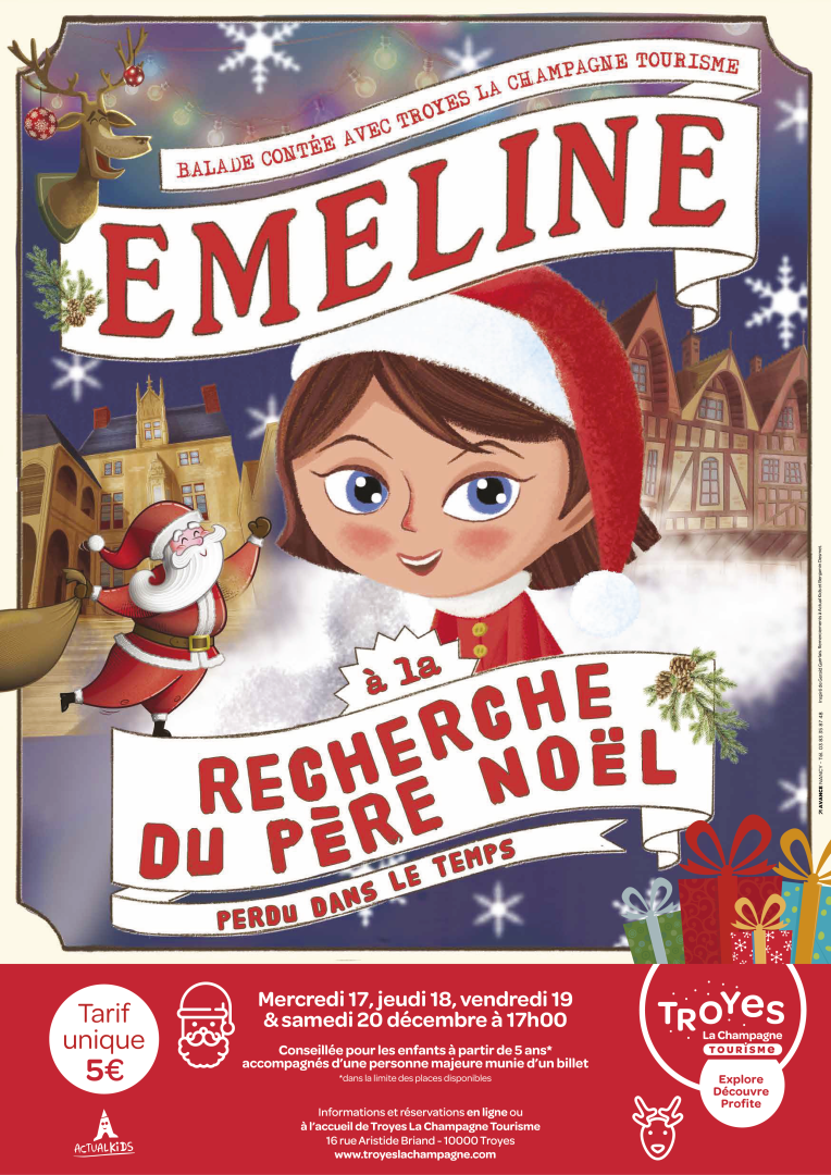 Balade Contée « Emeline à la recherche du Père Noël perdu dans le temps » - 0