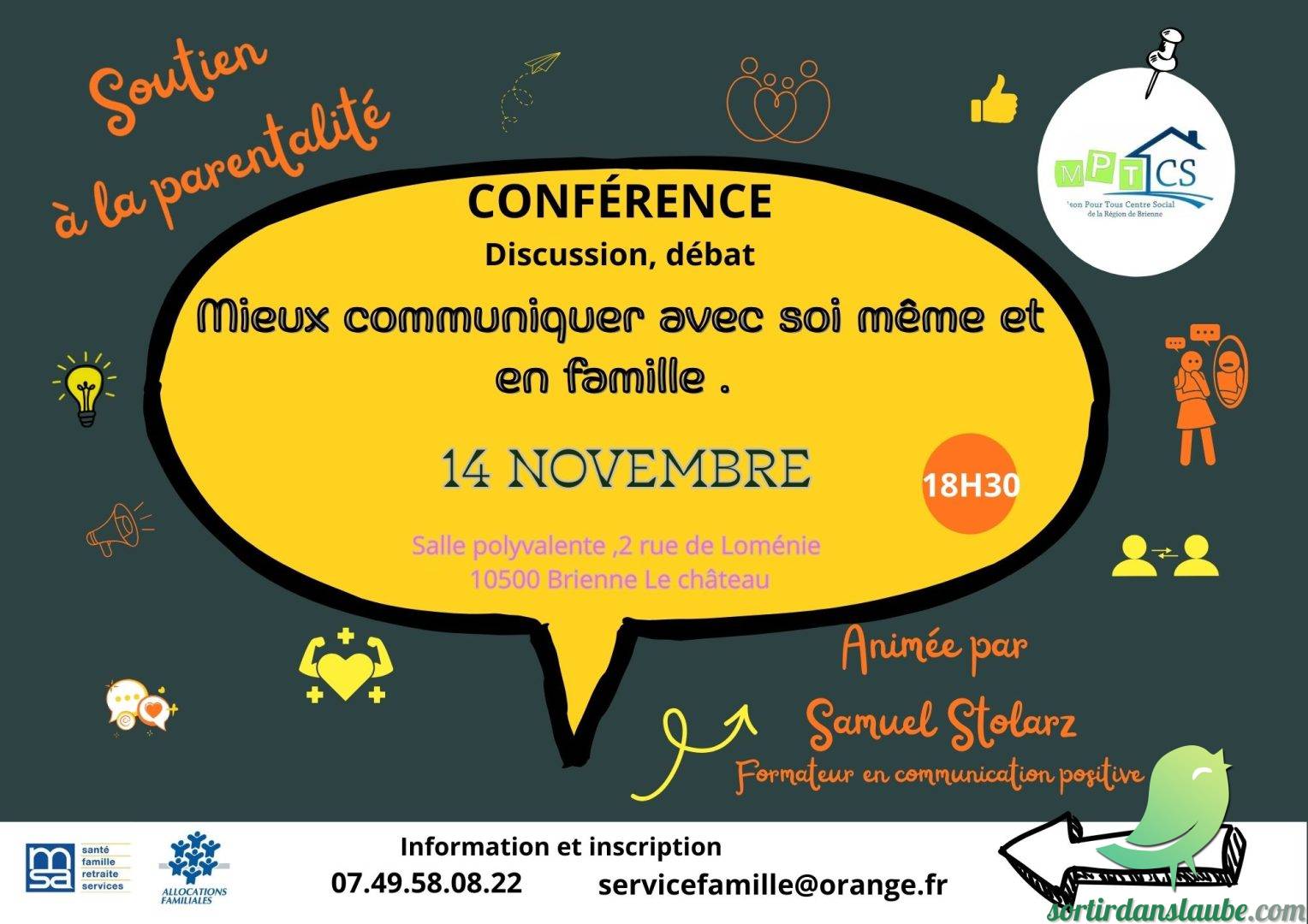 Conférence: mieux communiquer en famille et avec soi même - 0
