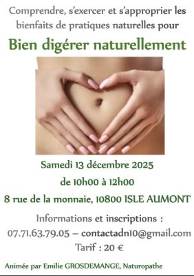 Atelier « Bien digérer naturellement » - 0