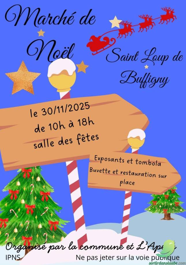 Marché de Noel: Saint Loup de Buffigny - 0