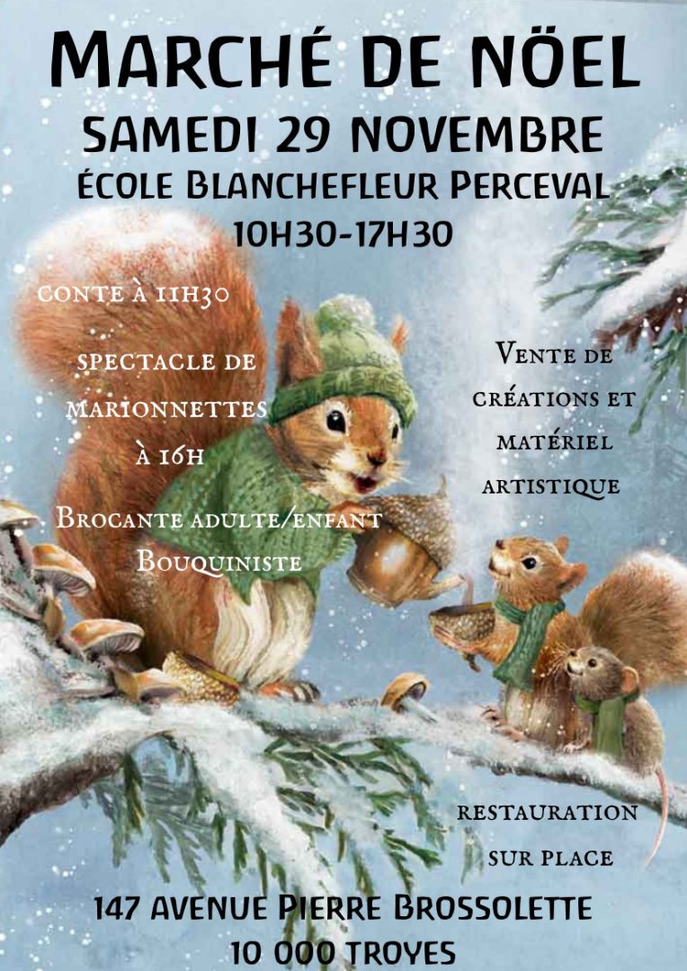 Marché de Noël – École Blanchefleur-Perceval - 0