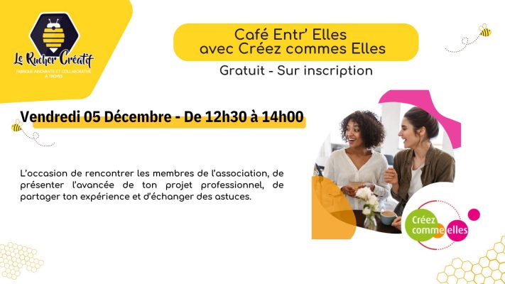 Café Entr&rsquo;Elles avec Créez Comme Elles - 0