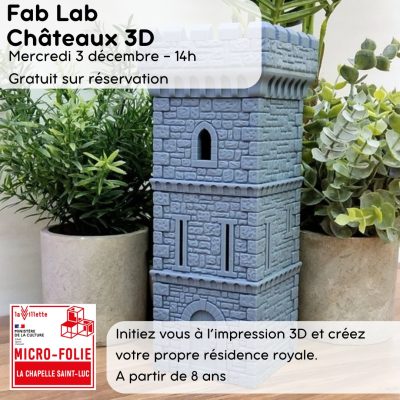 FabLab: châteaux en 3D - 0