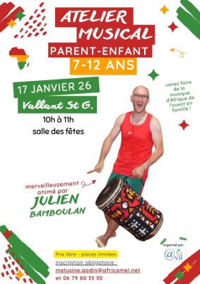 Atelier Percussions Parents / Enfants (7 à 12 ans) - 0