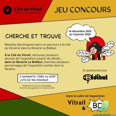 Jeu concours à la Cité du Vitrail - 0