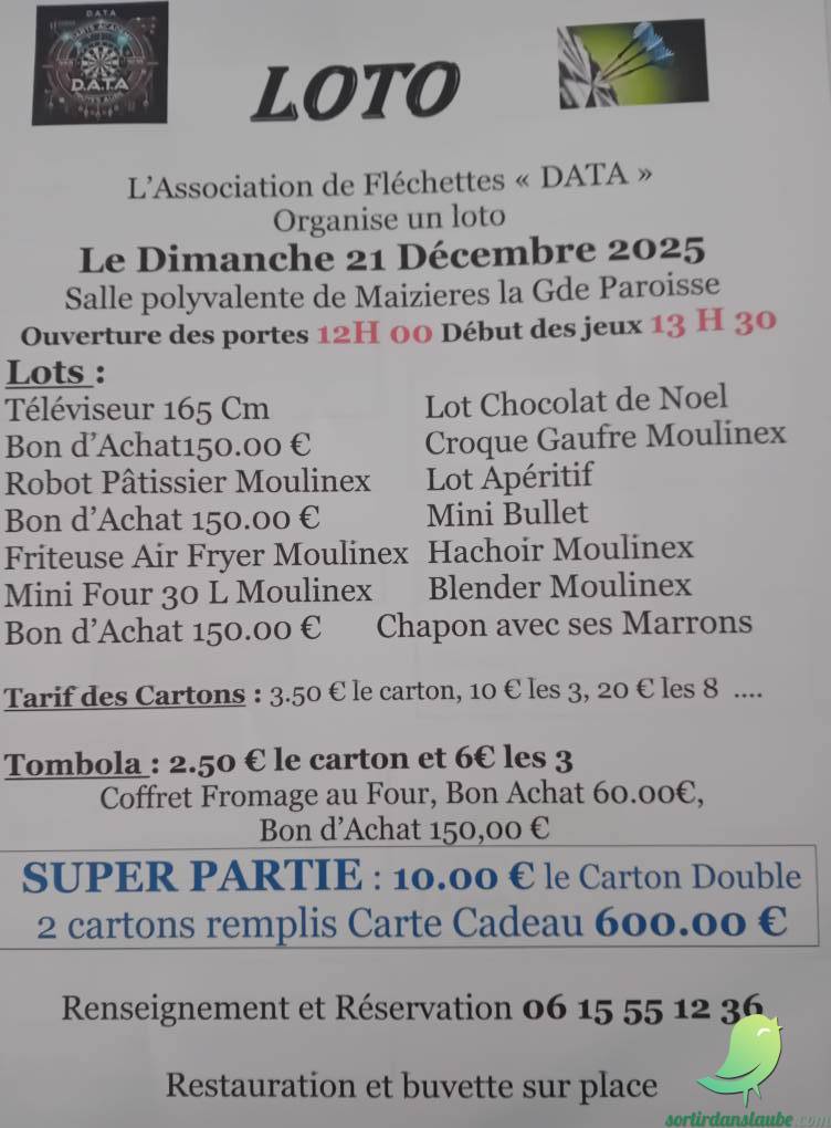 Loto: Maizières la Grande Paroisse - 0