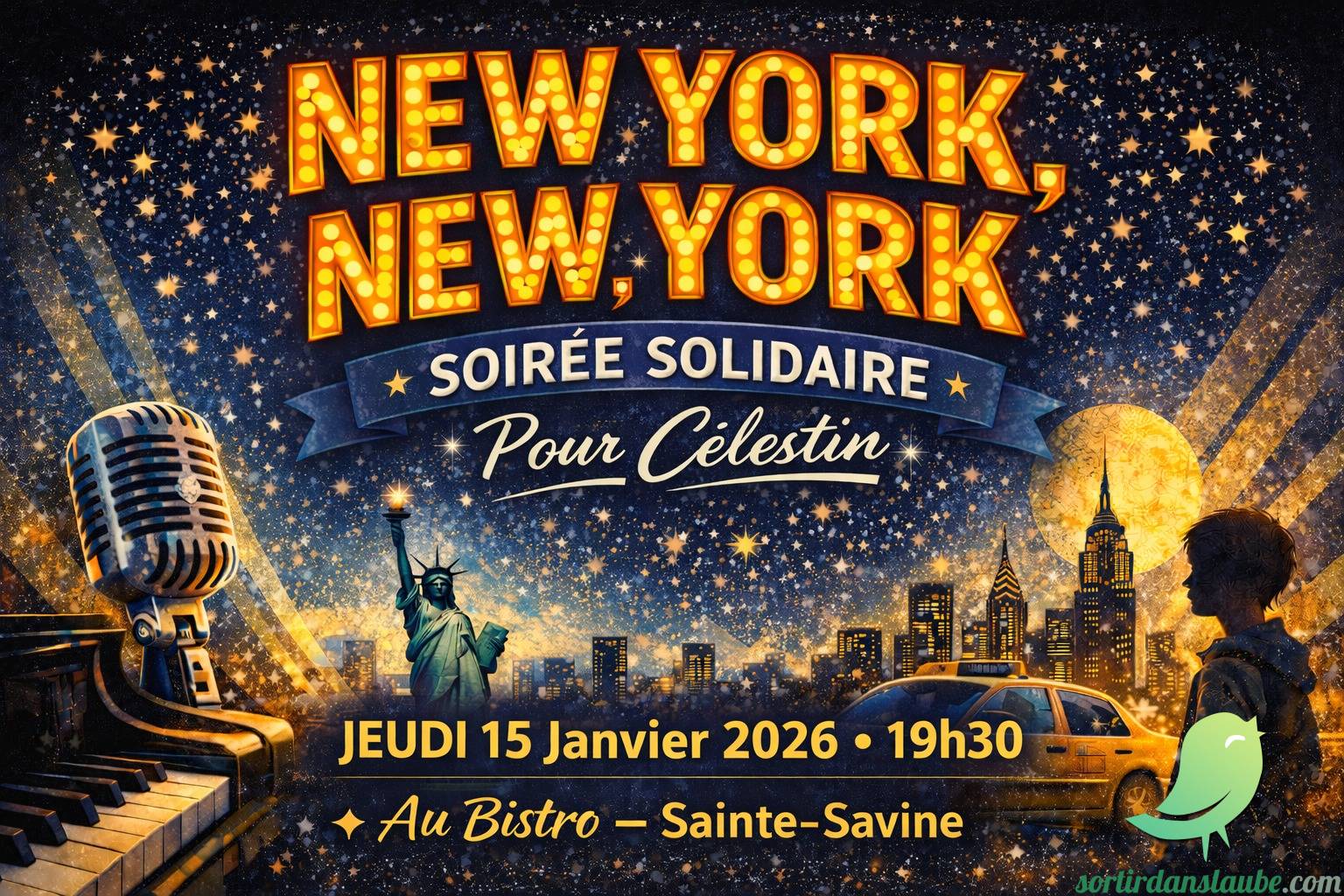 New York New York: soirée solidaire pour Célestin - 0