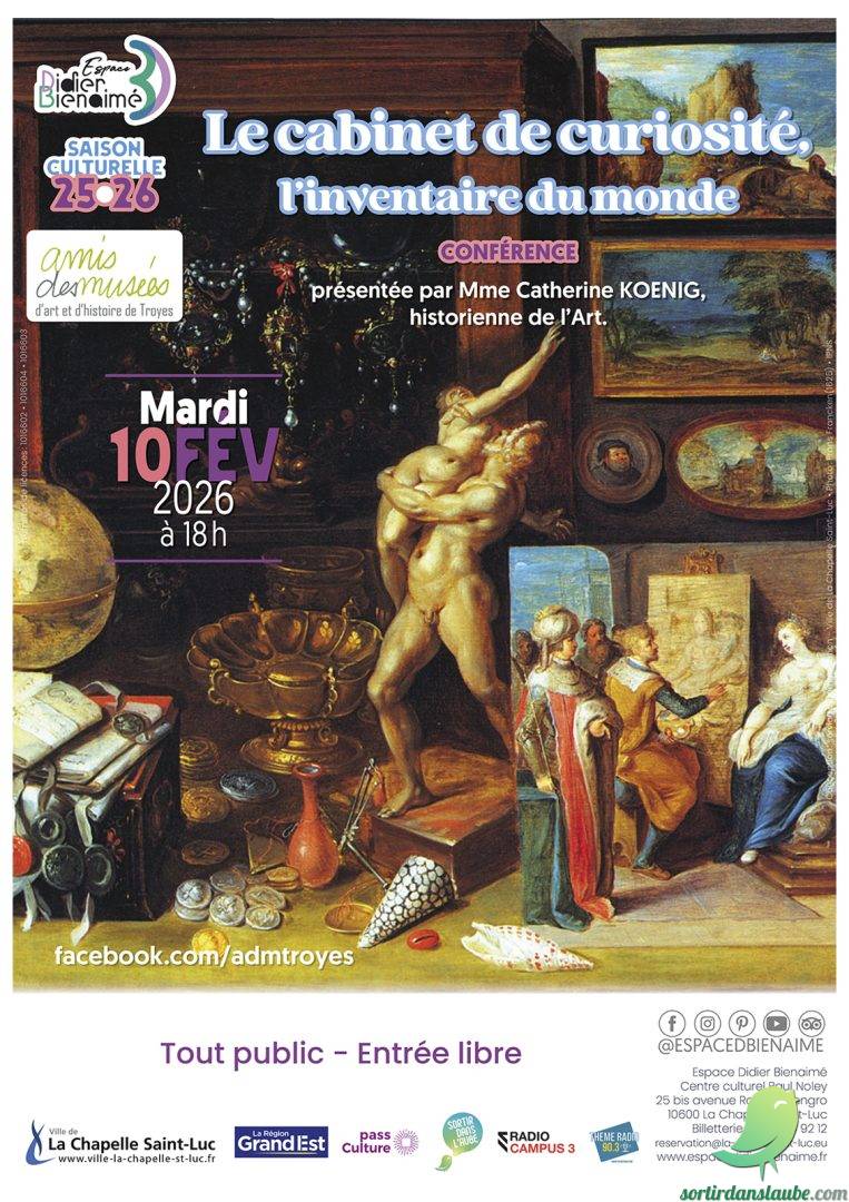 Conférence « Le cabinet de curiosité, l’inventaire du monde » - 0