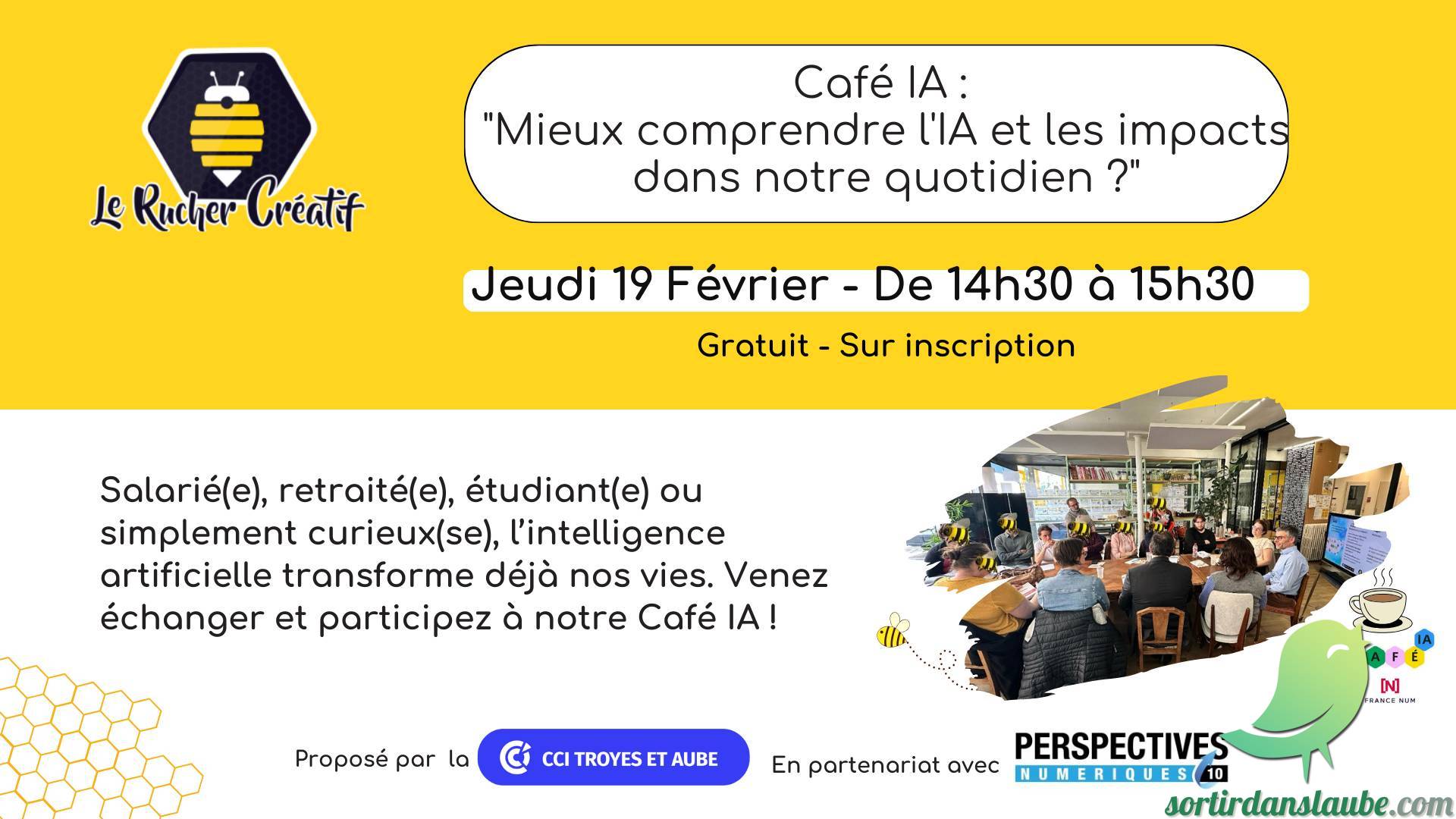 Café IA : « mieux comprendre l&rsquo;IA et les impacts dans notre quotidien ? » - 0