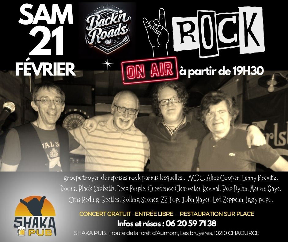 BACKIN ROADS en concert - 0