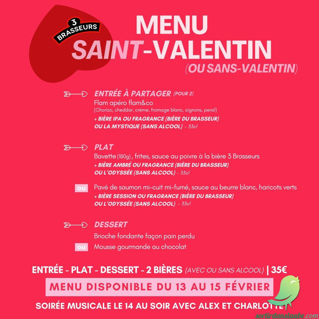 Saint Valentin aux 3 Brasseurs - 0