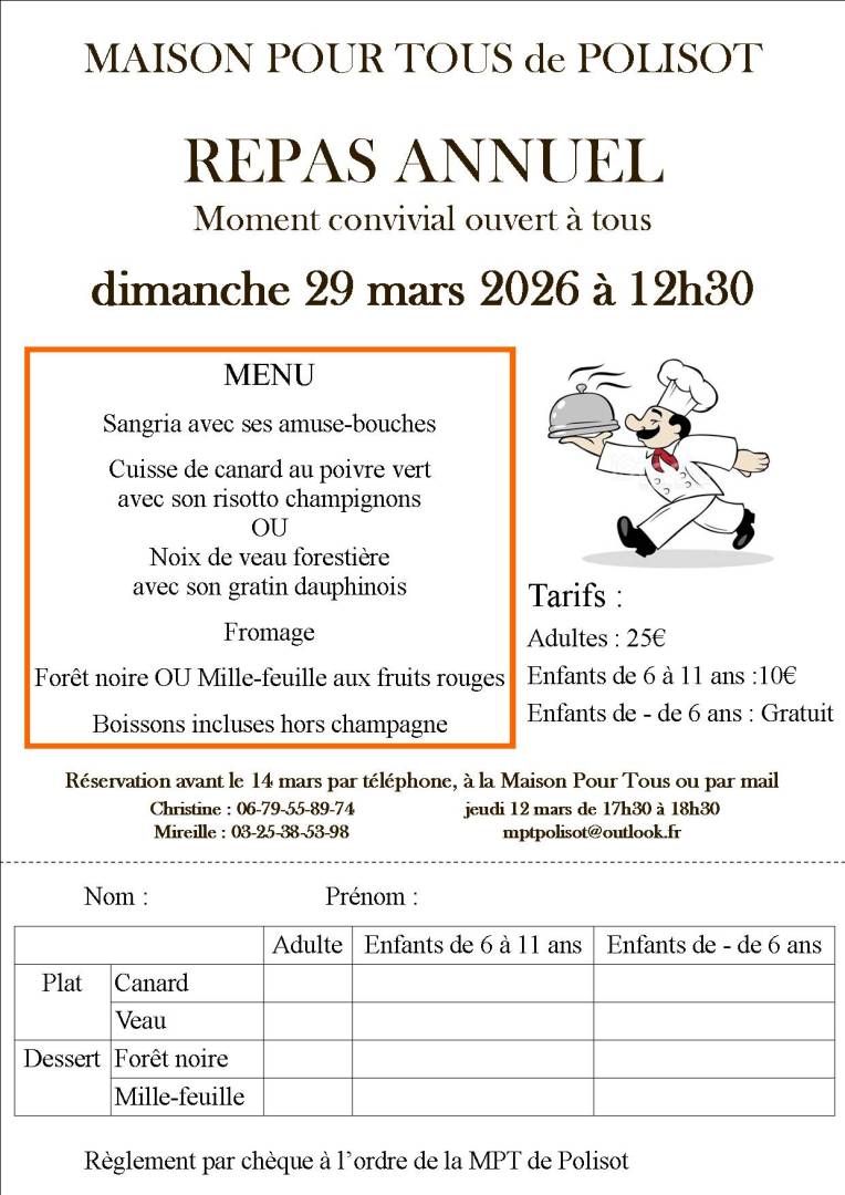 Repas annuel - 0