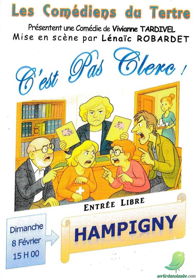 Théâtre: C&rsquo;est pas clerc - 0