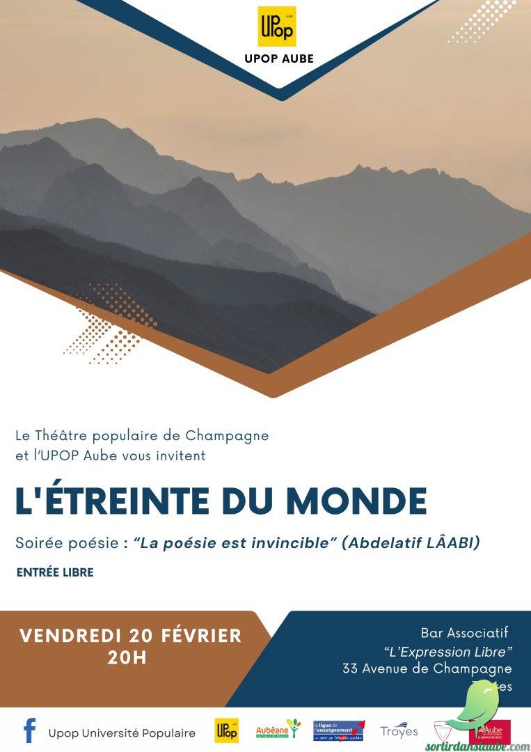 Soirée poésie: L’Étreinte du Monde - 0