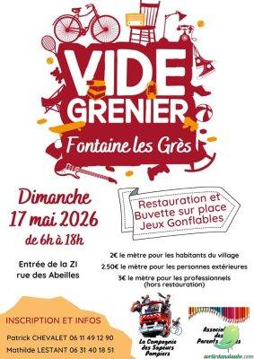 Vide grenier: Fontaines les Grès - 0