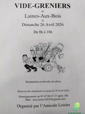 Vide grenier: Laines aux Bois - 0