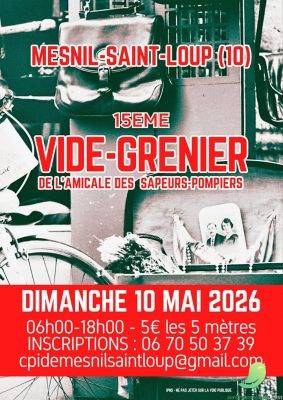 Vide grenier: Mesnil Saint Loup - 0