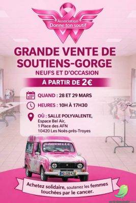 Grande vente solidaire de soutiens-gorge - 0