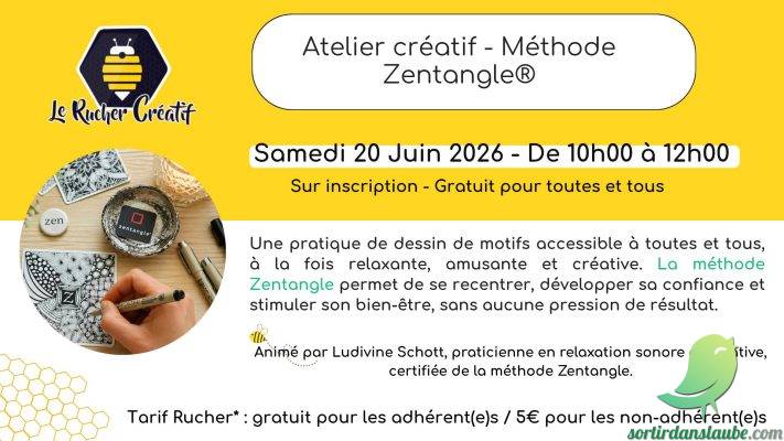 Atelier créatif – méthode Zentangle® - 0
