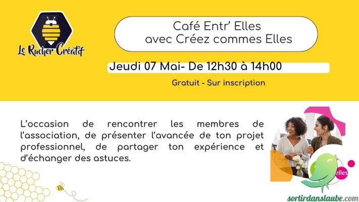 Café Entr&rsquo;Elles avec Créez Comme Elles - 0