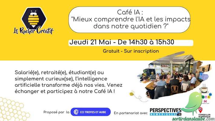 Café IA : « mieux comprendre l&rsquo;IA et les impacts dans notre quotidien ? » - 0