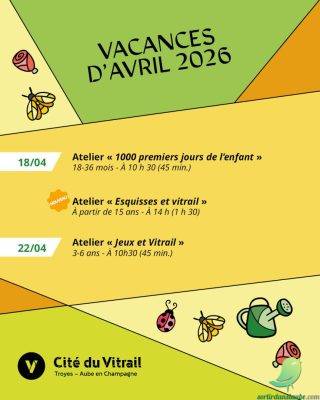 Cité du Vitrail : vacances de printemps - 2